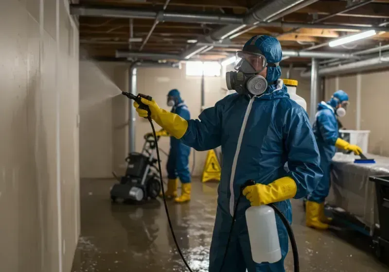 Basement Sanitization and Antimicrobial Treatment process in Cienega Springs, AZ